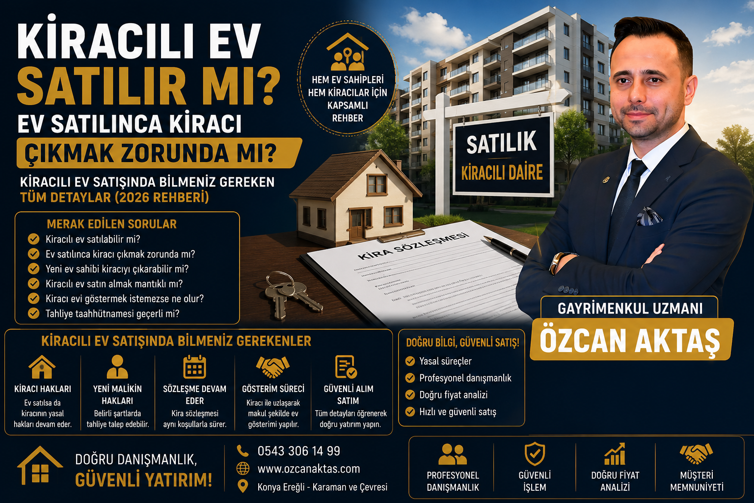 Kiracılı ev satılabilir mi? - Özcan AKTAŞ Gayrimenkul