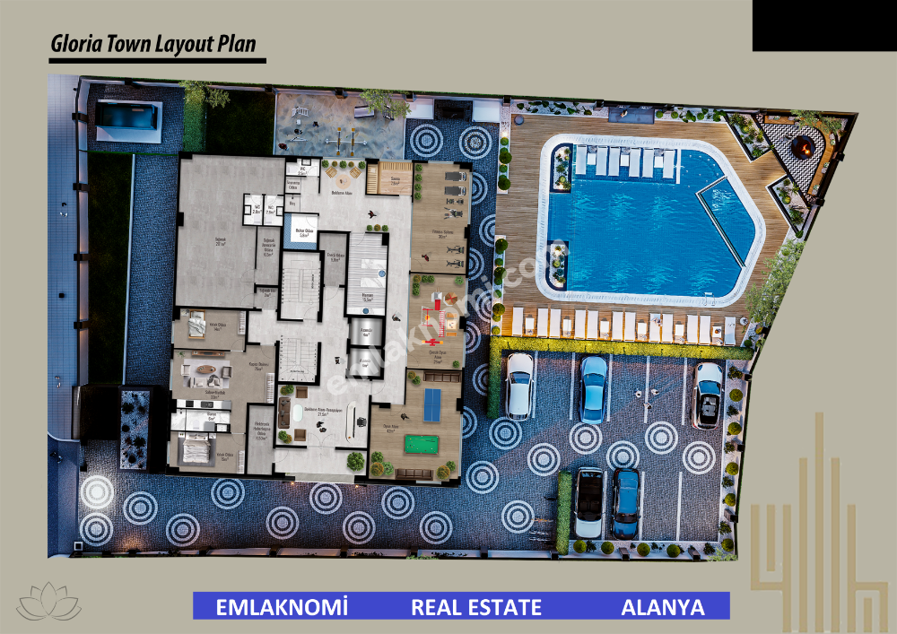 Antalya Güller Pınarı Mahallesi Satılık 1+1 2+1 3+1 Daire - Fotoğraf 2