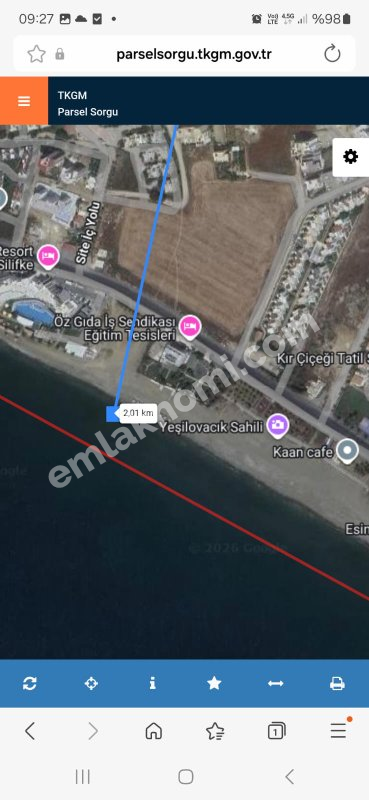 Mersin Yeşilovacık Mahallesi Satılık Konut Arsası - Fotoğraf 10