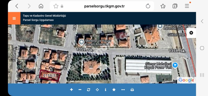 Karaman Sümer Mahallesi Satılık Konut Arsası