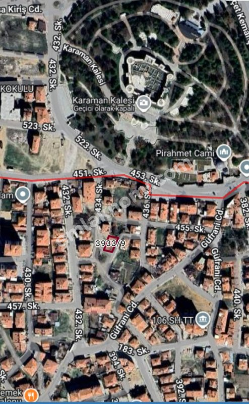 Karaman Çeltek Mahallesi Satılık Konut Arsası