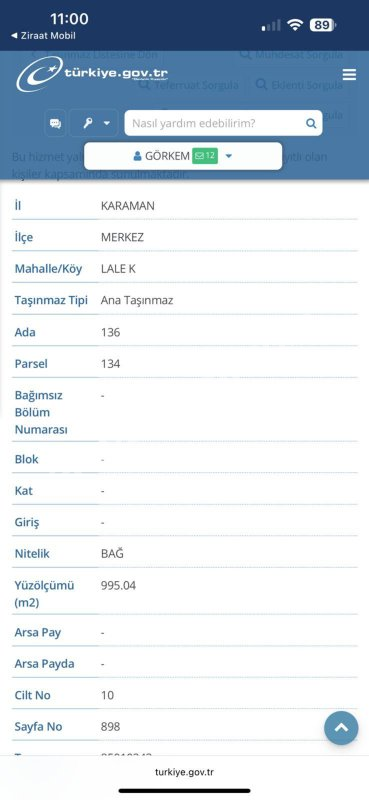 Karaman Lale Köyü Mahallesi Satılık Konut Arsası