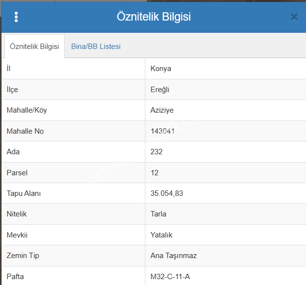 Ereğli Cumhuriyet Mahallesi Satılık Tarla